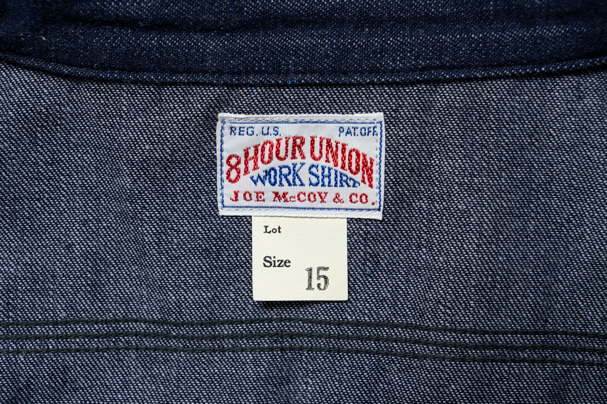 8HU DENIM SERVICEMAN WORK SHIRT