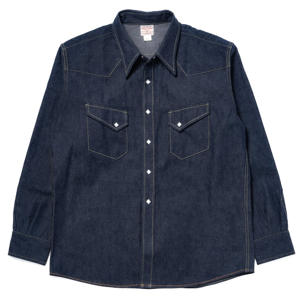 DENIM WESTERN SHIRT / RIDGE SLANT