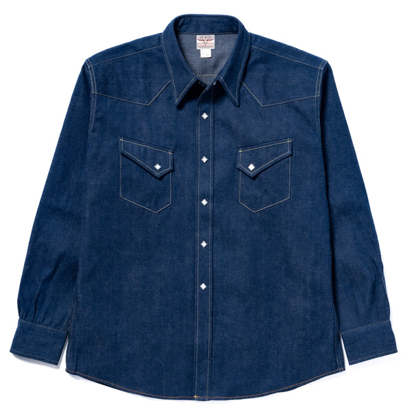 DENIM WESTERN SHIRT / RIDGE SLANT