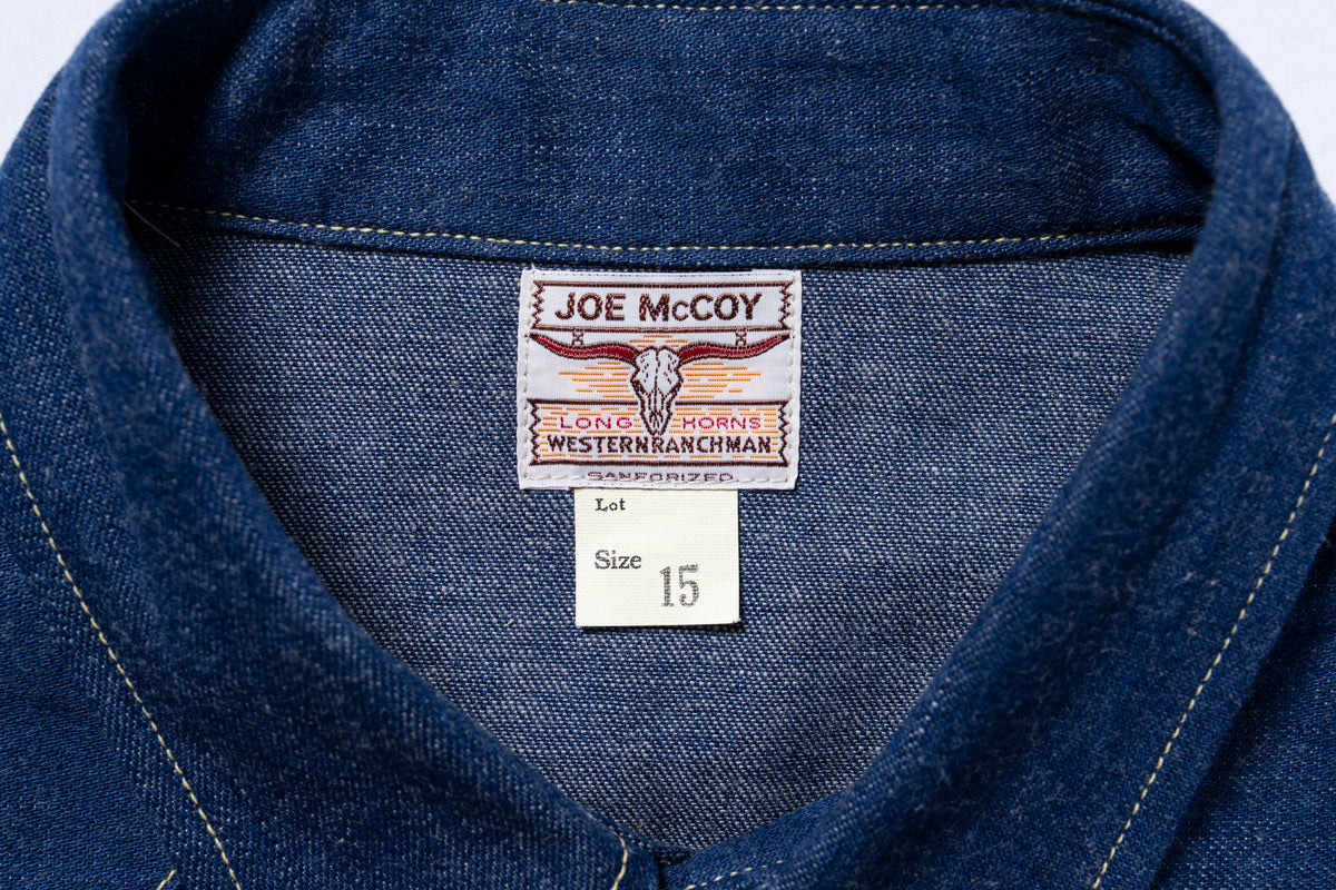 DENIM WESTERN SHIRT / RIDGE SLANT