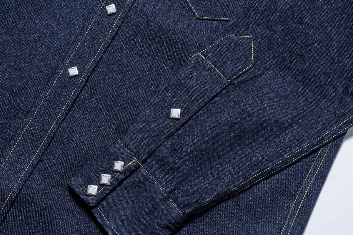 DENIM WESTERN SHIRT / RIDGE SLANT