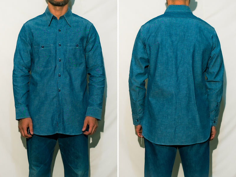 U.S. NAVY CHAMBRAY SHIRT (MILITARY SPECIFICATION)