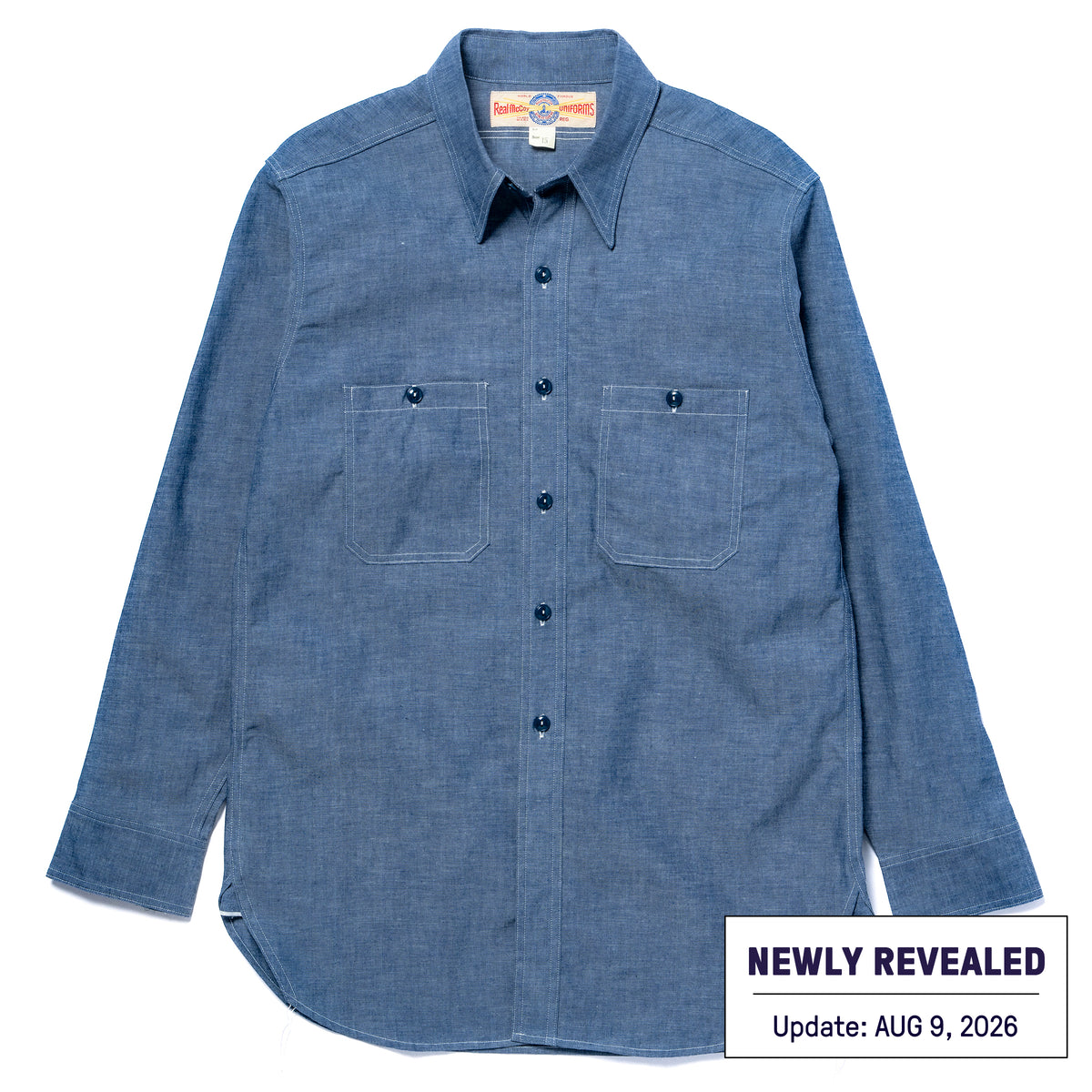 U.S. NAVY CHAMBRAY SHIRT (MILITARY SPECIFICATION)