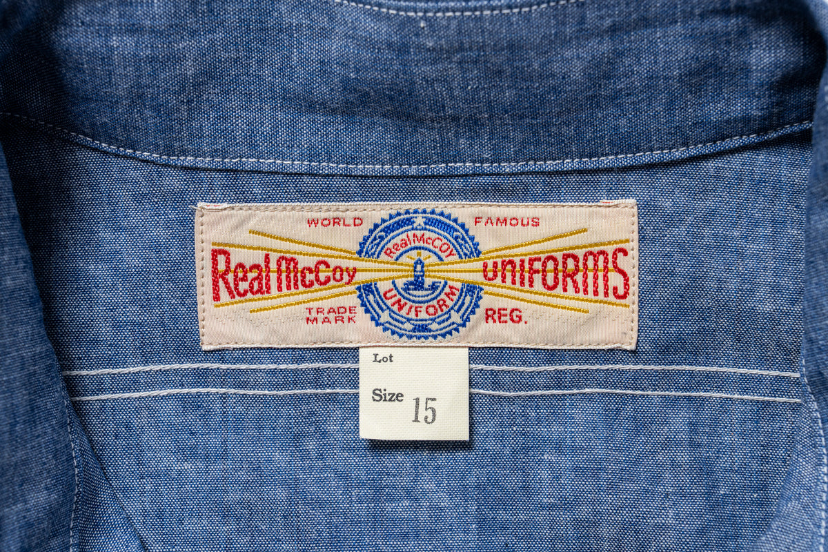 U.S. NAVY CHAMBRAY SHIRT (MILITARY SPECIFICATION)
