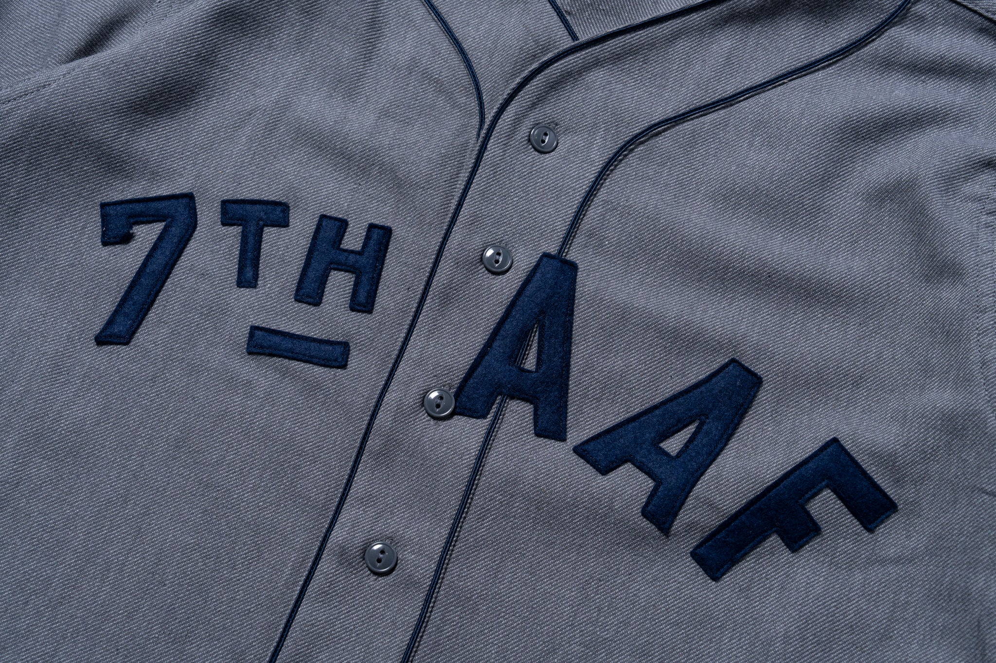 BASEBALL UNIFORM SHIRT / 7TH AAF – The Real McCoy's