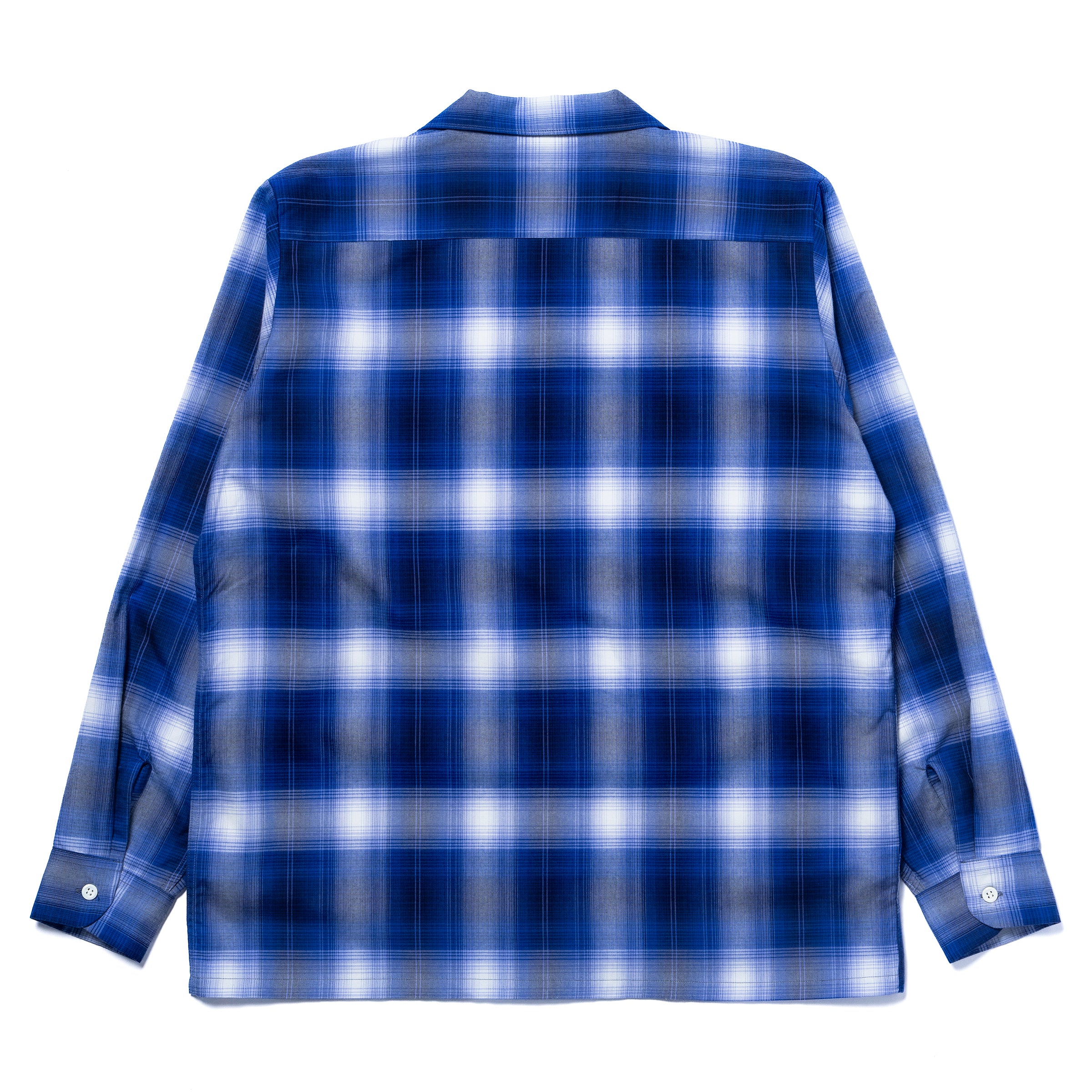 OMBRE COTTON RAYON OPEN COLLAR SHIRT – The Real McCoy's