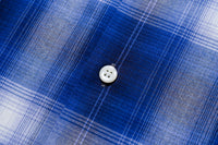 OMBRE COTTON RAYON OPEN COLLAR SHIRT