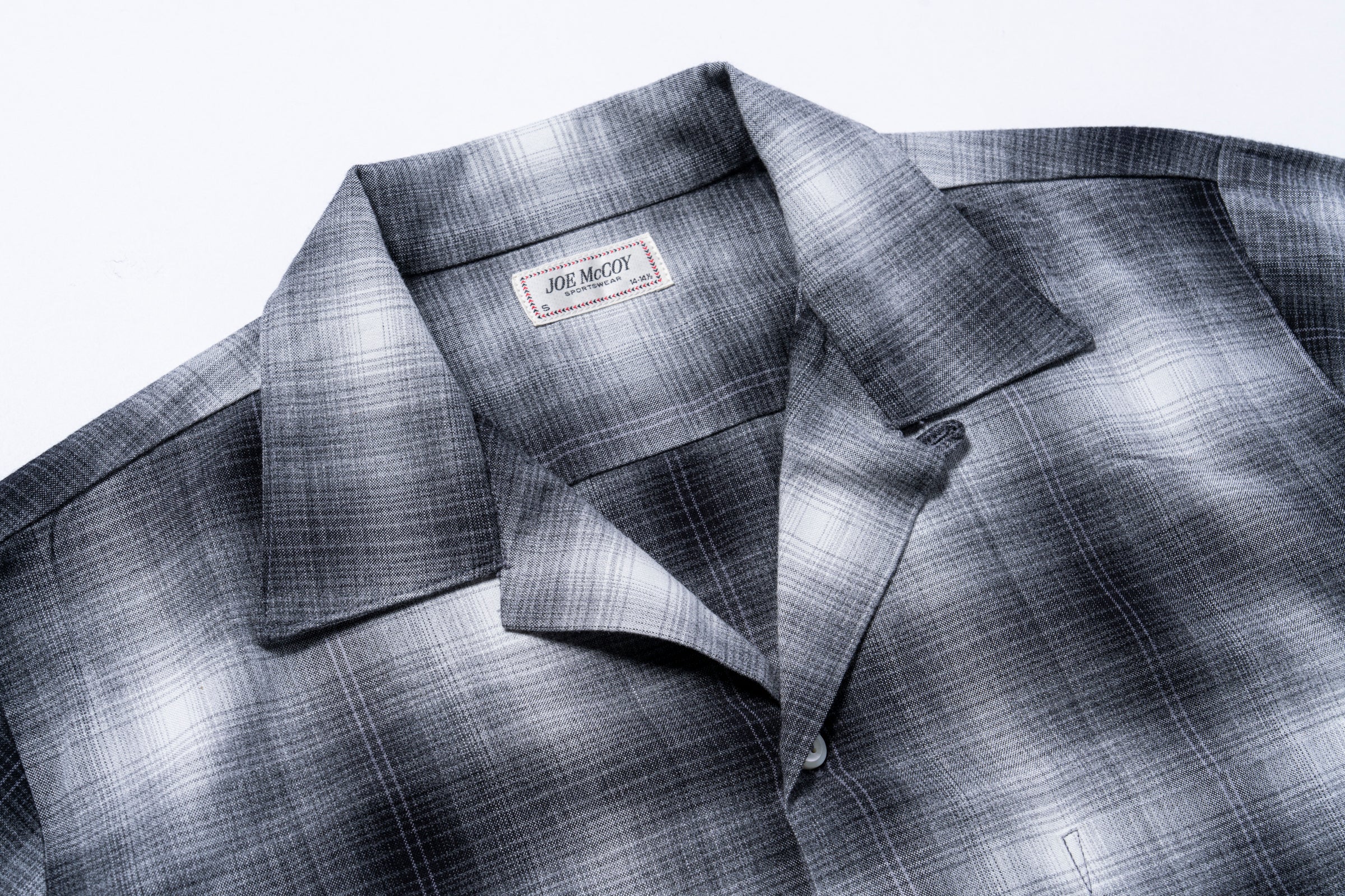 OMBRE COTTON RAYON OPEN COLLAR SHIRT – The Real McCoy's